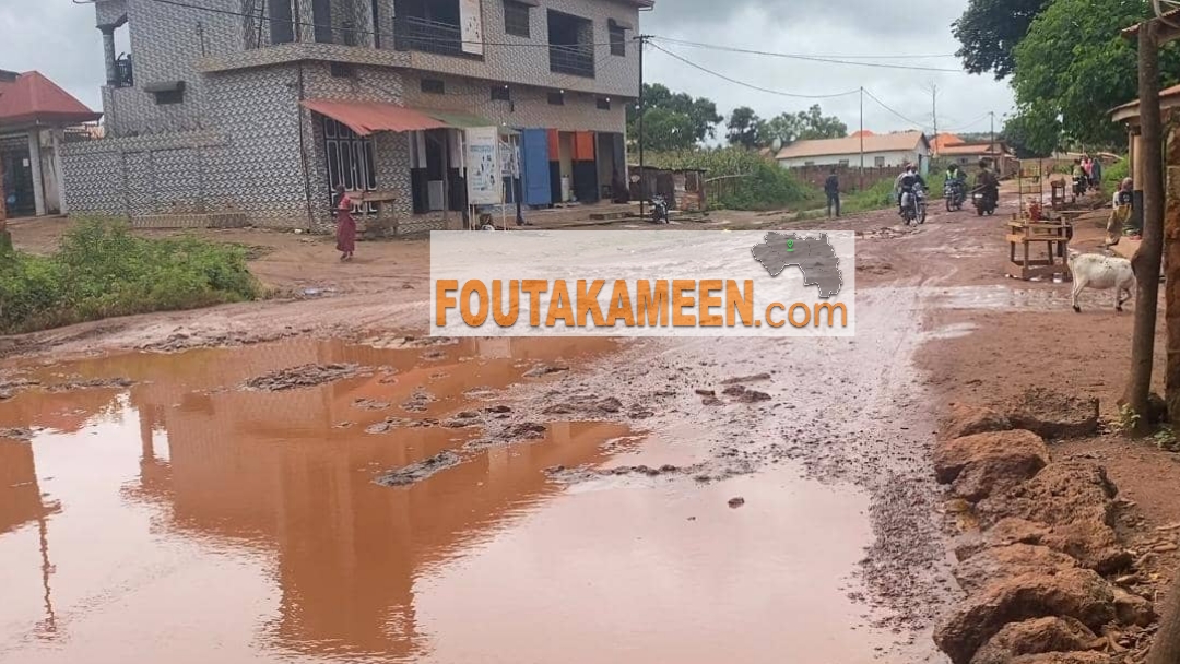 La route Dianyabhé Kankalabé dans un état piteux: les usagers tirent la sonnette d’alarme