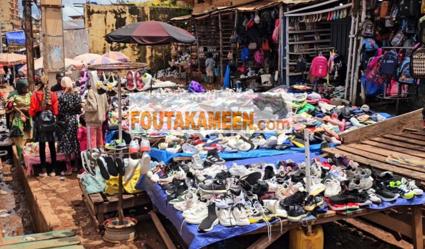 Commune Urbaine de Labé: immersion à Sassé, chez les vendeurs des chaussures de friperie