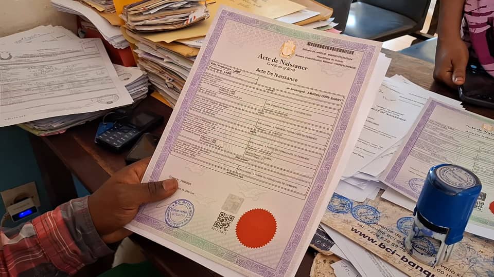 CU de Labé – La gratuité de l’extrait de naissance numérique opérationnelle: voici le processus d’obtention du document