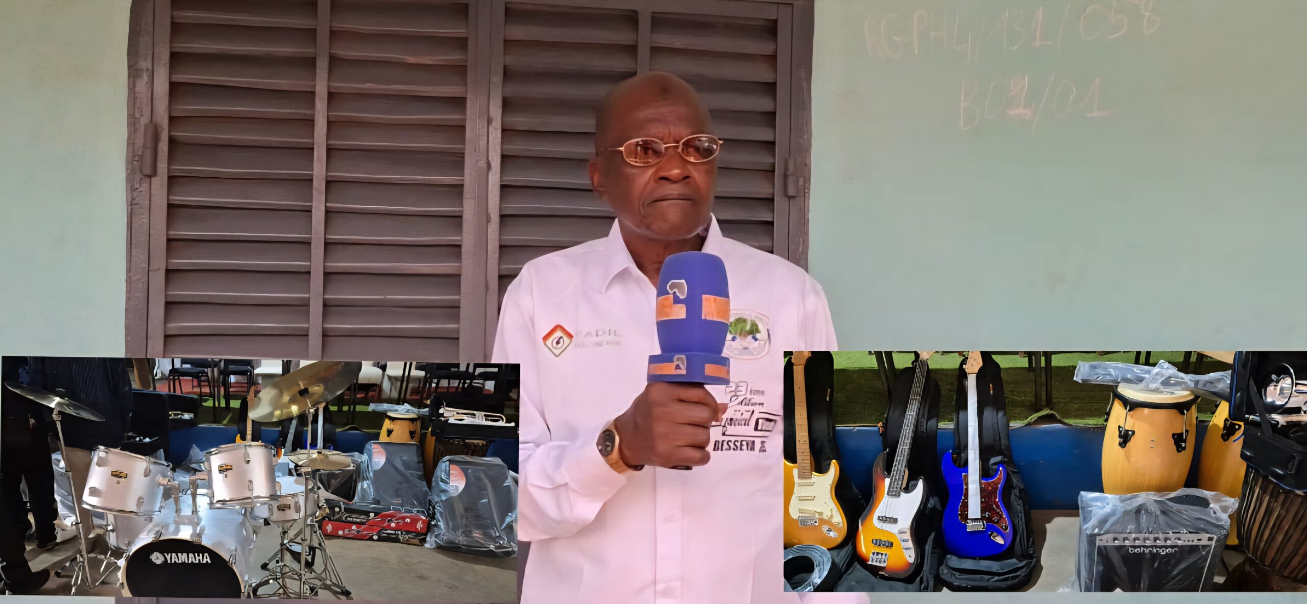 Labé : l’orchestre Kolima Jazz doté de nouveaux instruments, Mic Paraya promet de redonner sourire à ses fans
