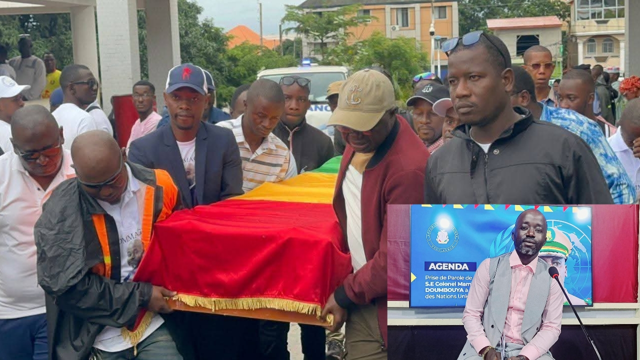 Levée du corps du journaliste Daouda Taban Sylla : la famille du défunt honorée par le président de la transition
