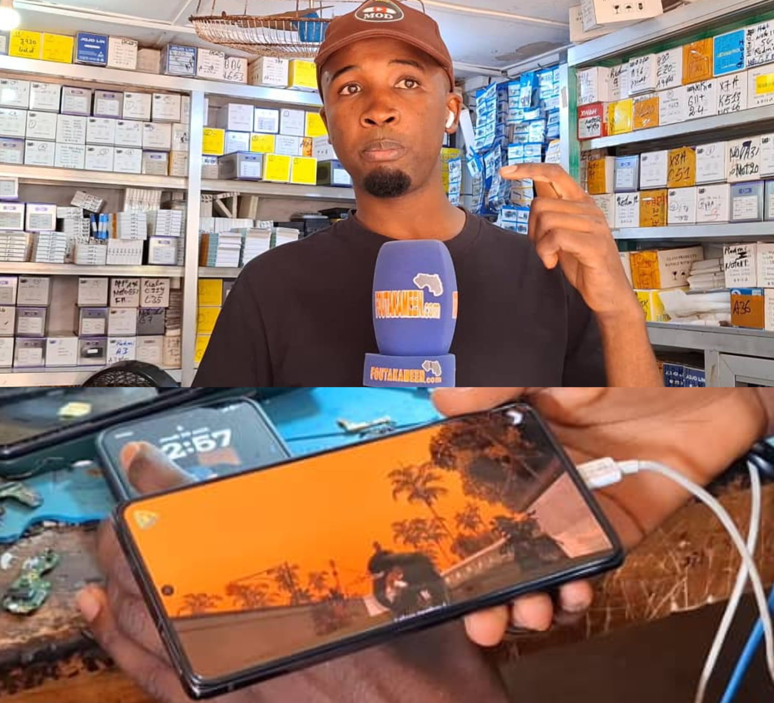 Utilisation du téléphone pendant la charge : à Labé, un technicien alerte sur les dangers
