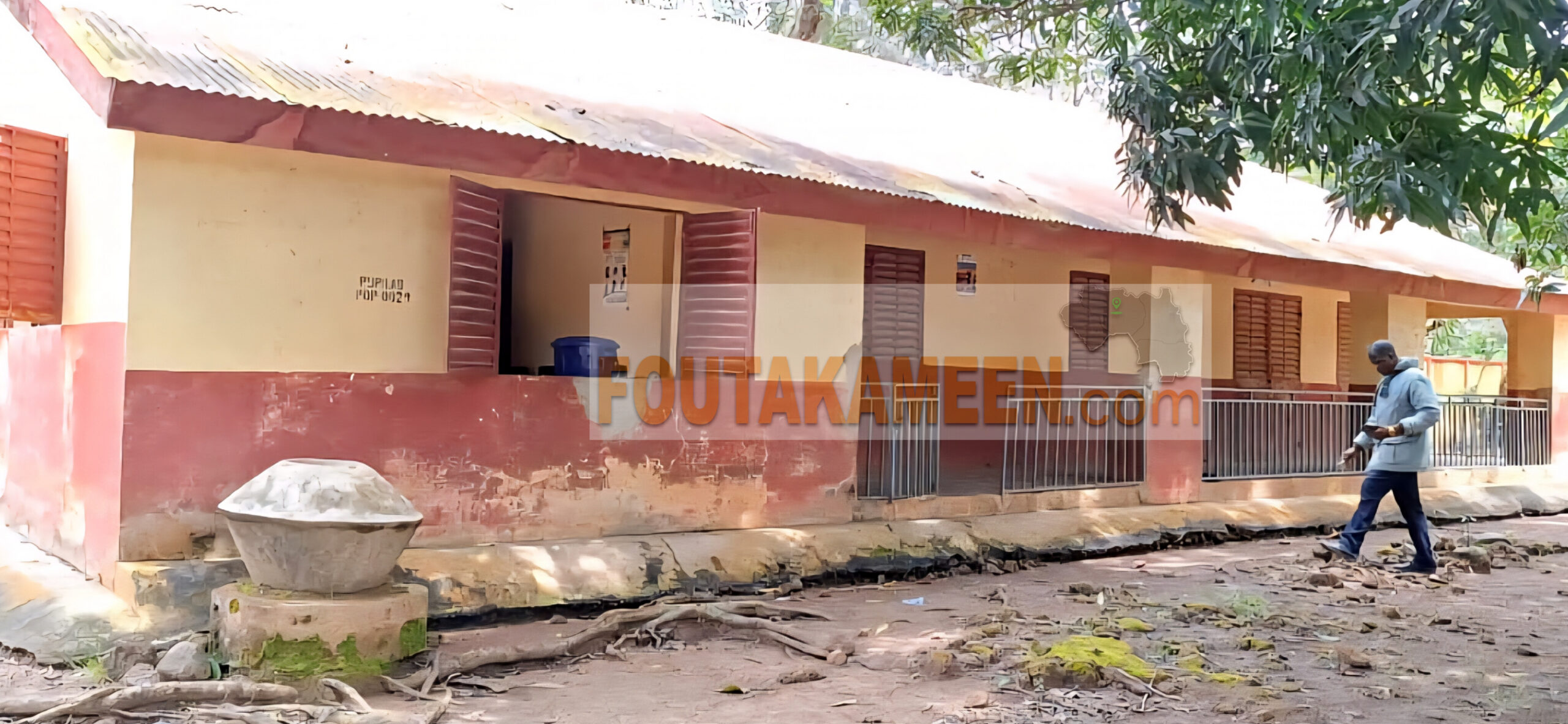 Construit dans la foulée de l’indépendance de la Guinée, le collège de Popodara n’a connu qu’une seule rénovation selon son principal