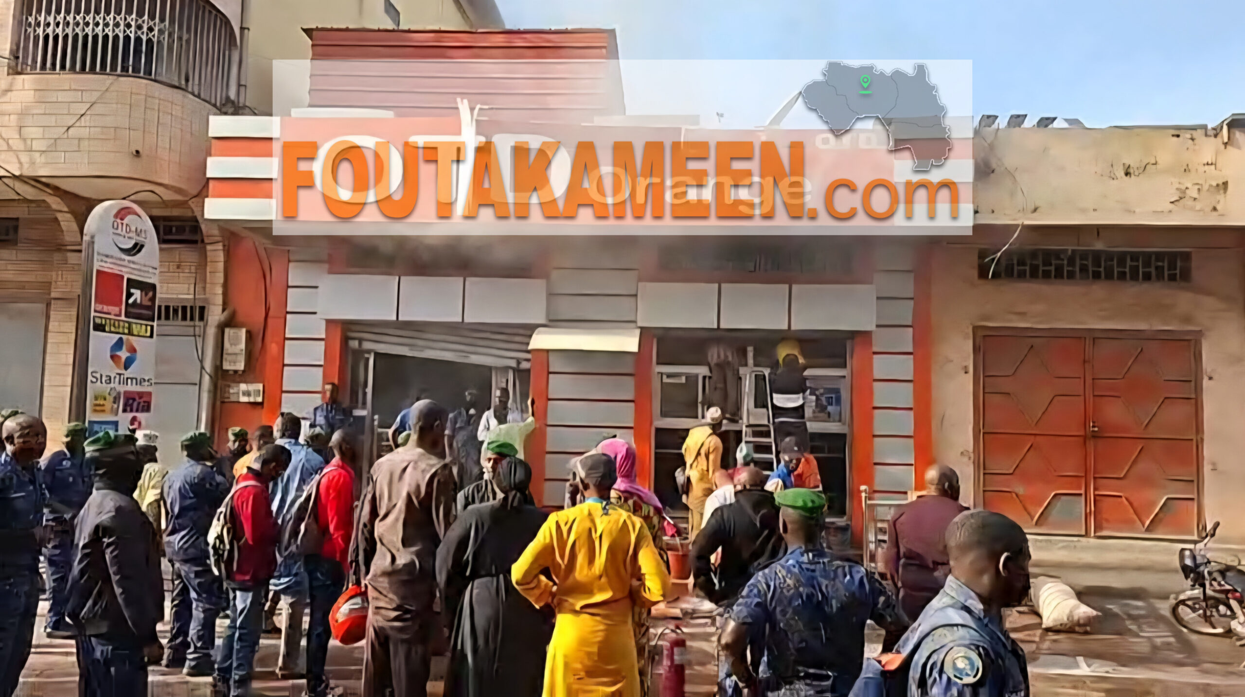 Labé : frayeur matinale après un incendie dans une agence de transfert d’argent, plus de peur que de mal Labé : frayeur matinale après un incendie dans une agence de transfert d’argent, plus de peur que de mal