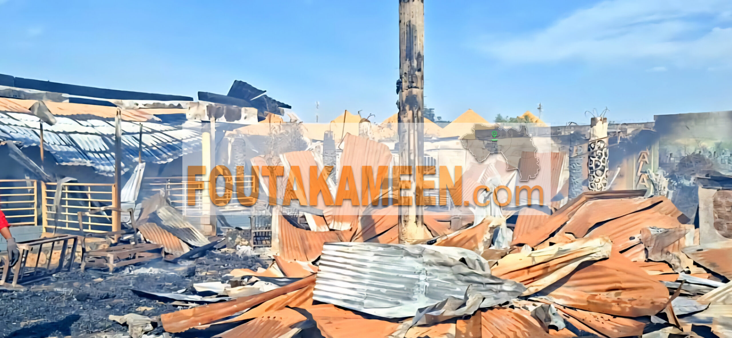 Labé : le Jardin Saala réduit en cendres, un moteur pointé du doigt