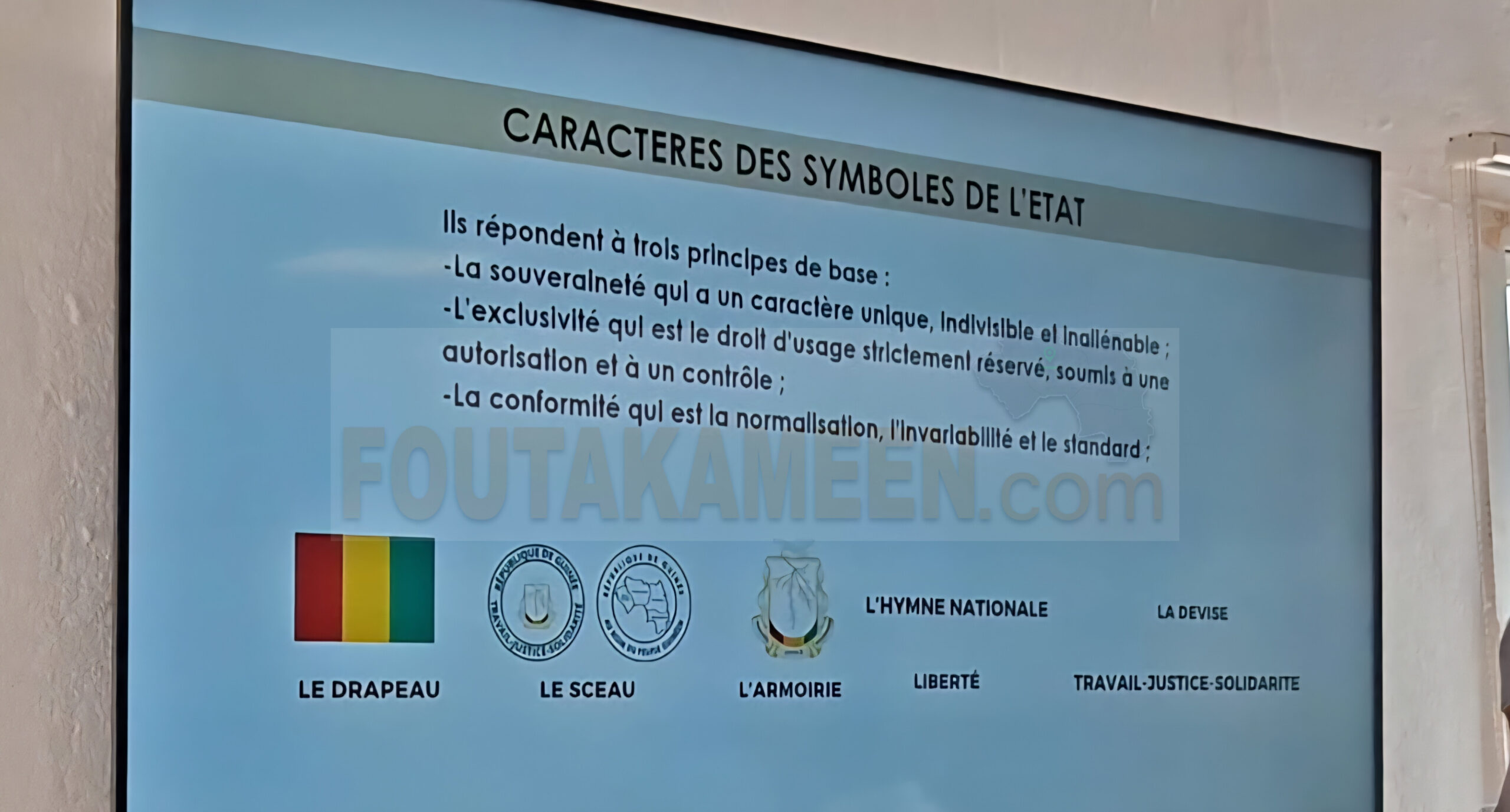 Symboles de l’État : à Labé, les autorités mettent en garde contre leur usage frauduleux