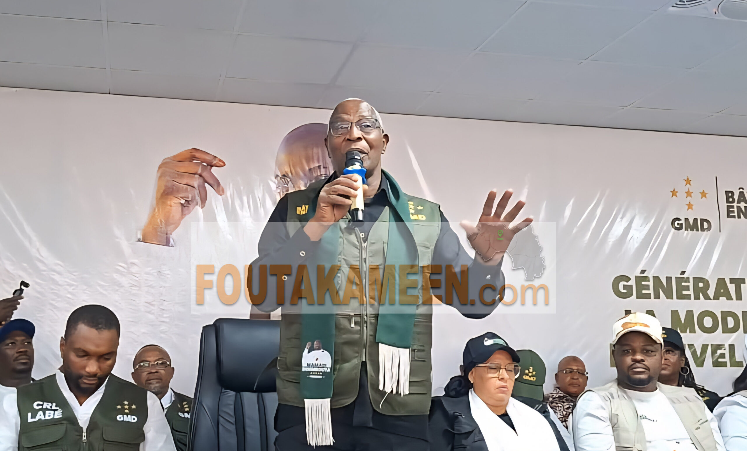 À Labé, le PM justifie la candidature du Gªl Doumbouya et sa non présence sur le terrain pour battre campagne