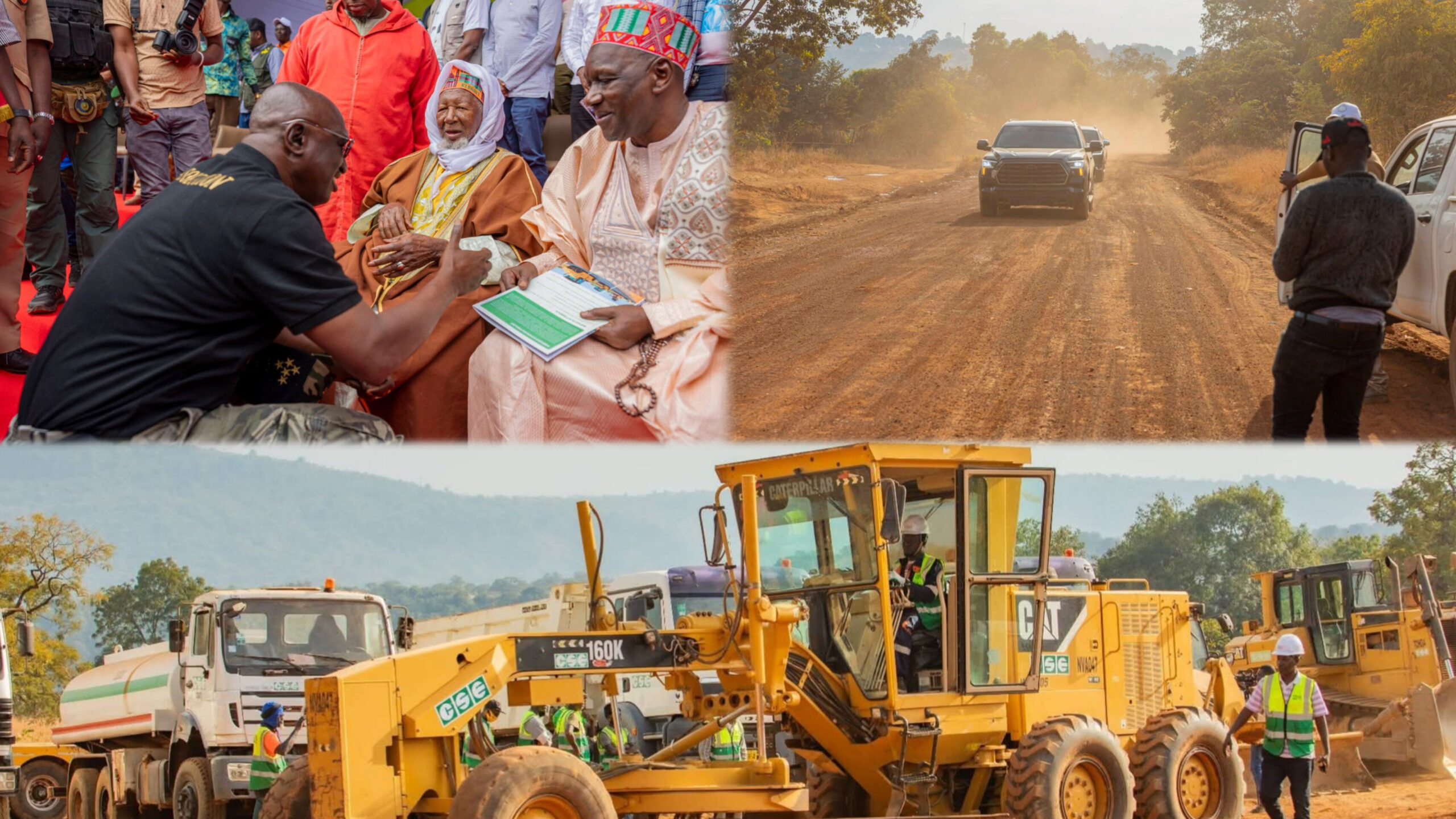 Route Labé–Tougué : le message des autorités religieuses lors du lancement des travaux de bitumage