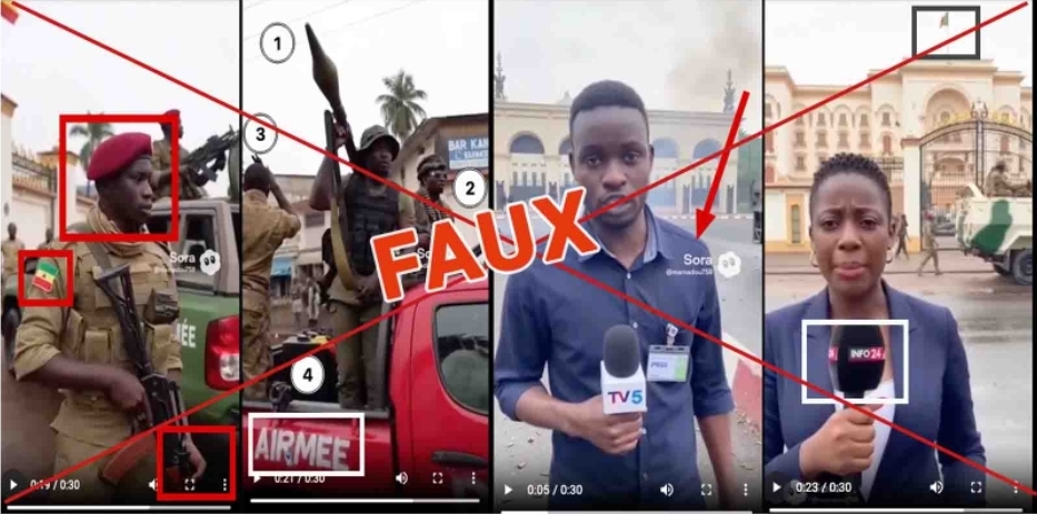 Non, aucun conflit “militaire” n’oppose des généraux guinéens