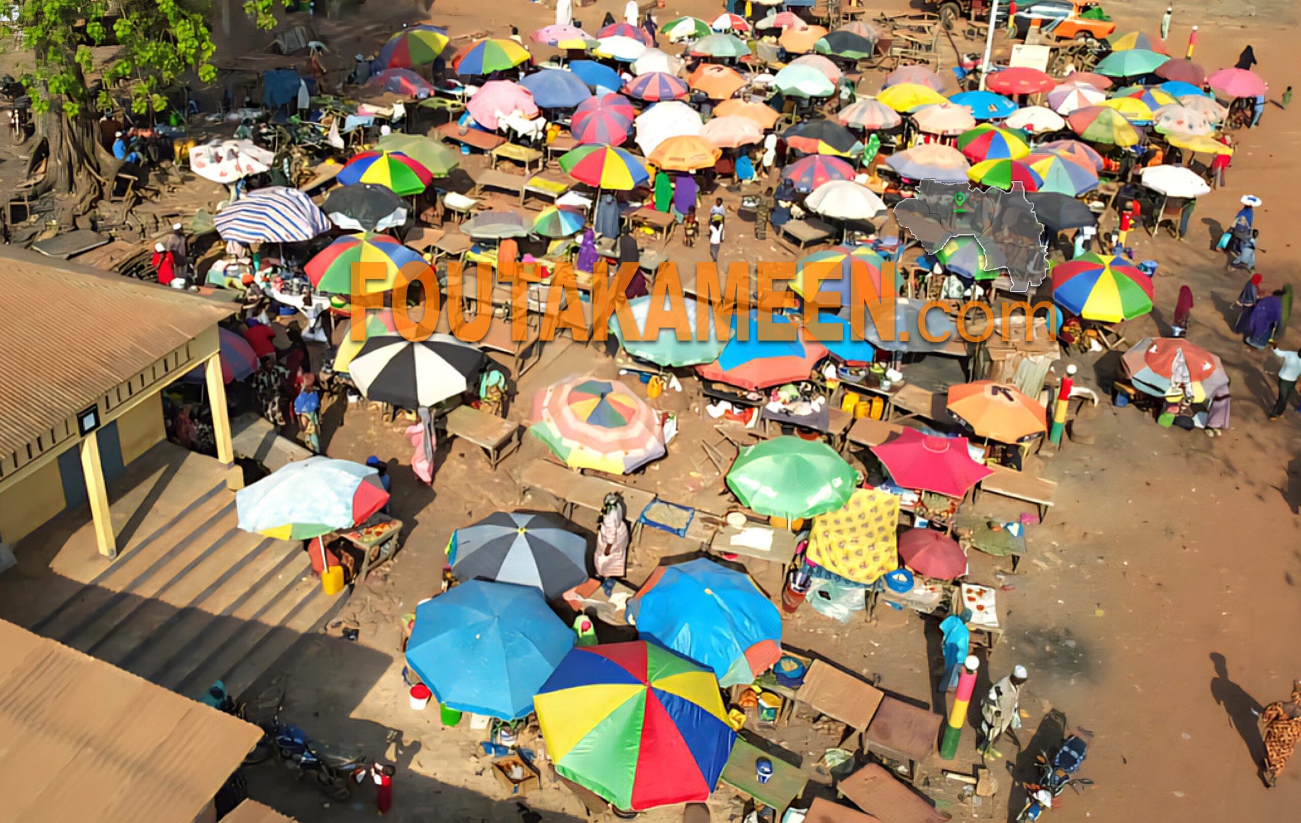 Marché de Tangaly (Tougué) : quand le soleil et l’absence de hangars freinent les activités commerciales