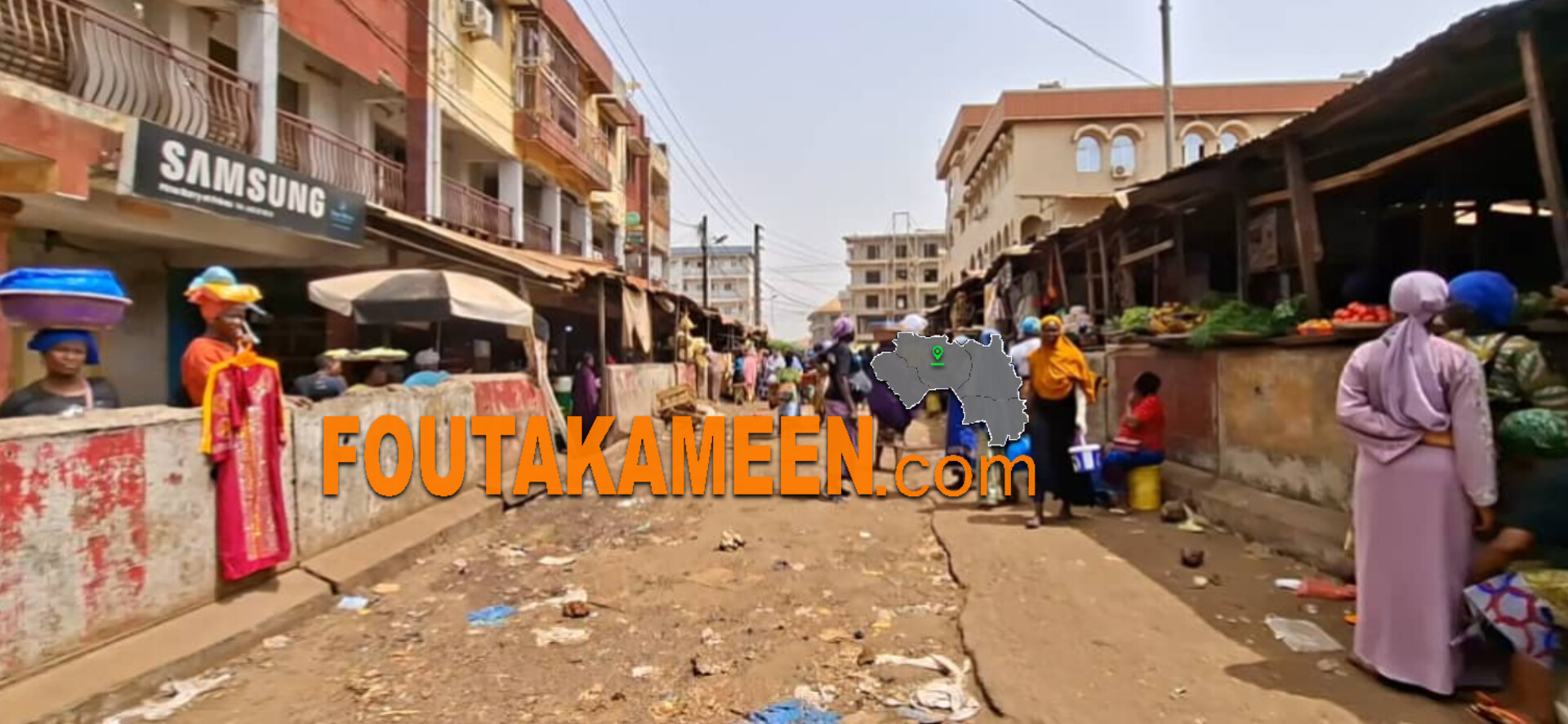 Conakry : conflit d’intérêts au marché de Lambanyi, tensions entre vendeuses et plusieurs arrestations