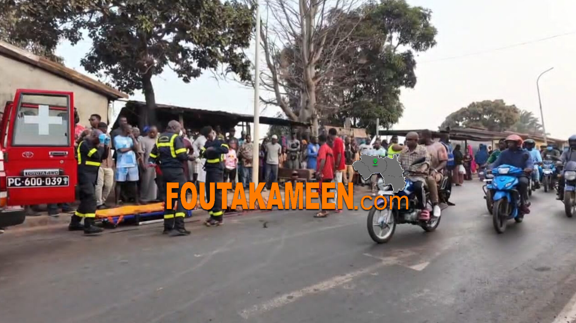 A Conakry, un accident de la route tue une personne : « c’est un père de famille qui vend du café la nuit »